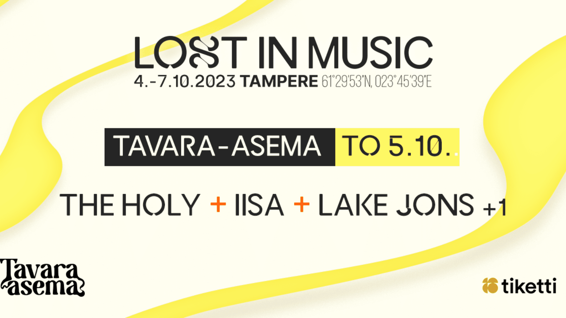 Lost In Music ensi syksynä Tavara-asemalle – ensimmäisten artistijulkistusten joukossa The Holy ja Iisa