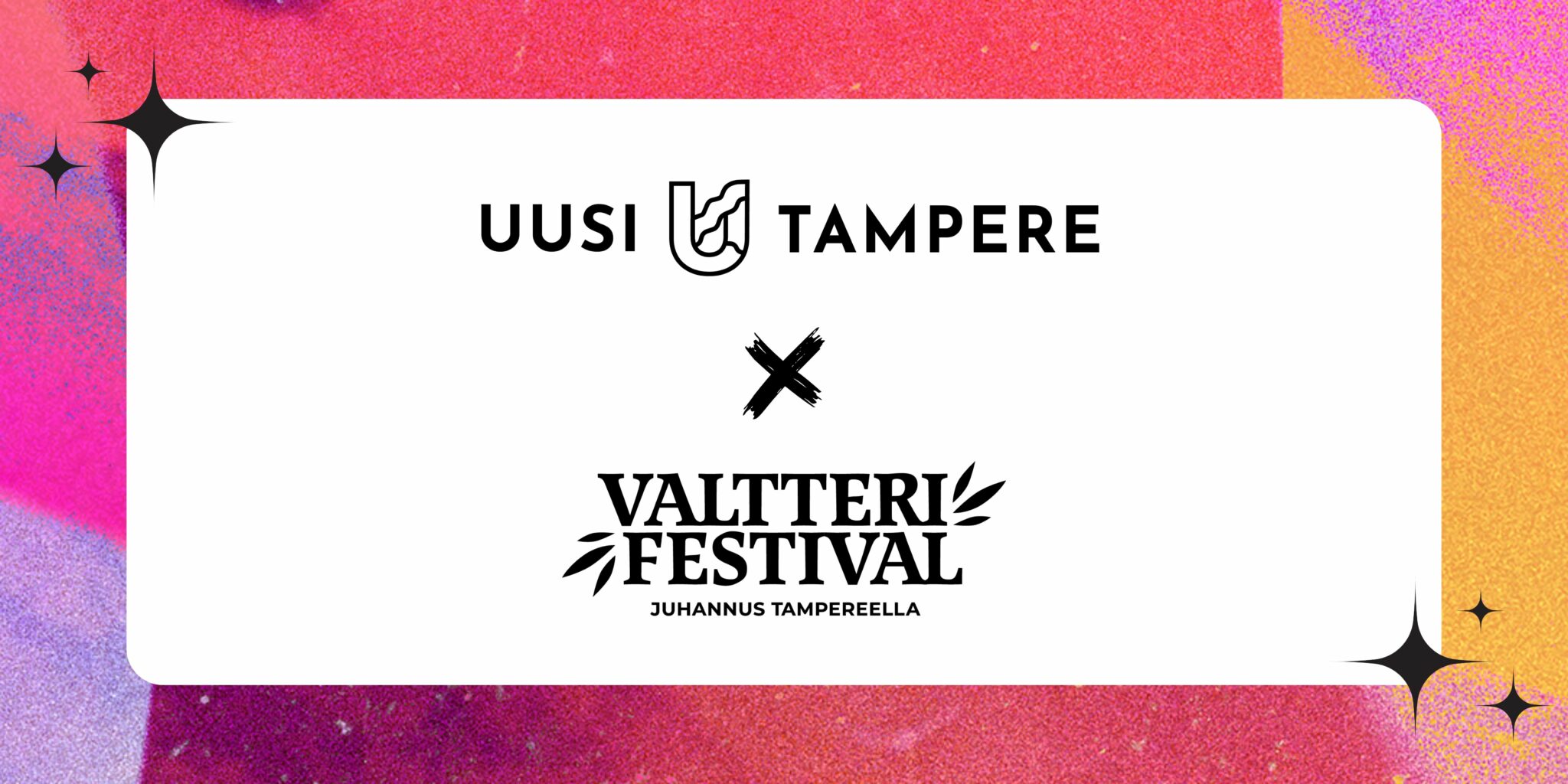 Kesän ihanin lahjaidea – valloittavat kaupunkifestivaalit Uusi Tampere ja Valtteri nyt yhdessä paketissa!